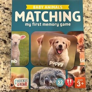 New Chuckle & Roar Baby Animals Matching Game